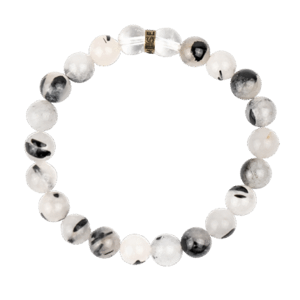 Tourmalinated Quartz Bracelet