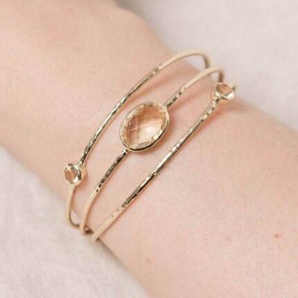 Citrine Gold Bracelet